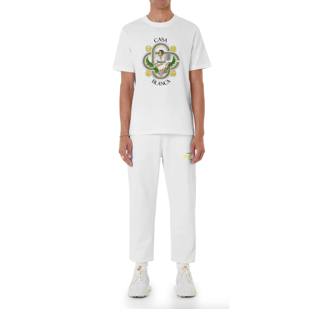 Casablanca Cotton T-Shirt Tennis Club White — view 3