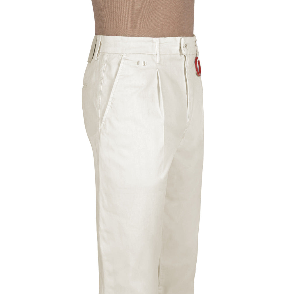 Tramarossa Cotton Trousers Alberto White — view 4
