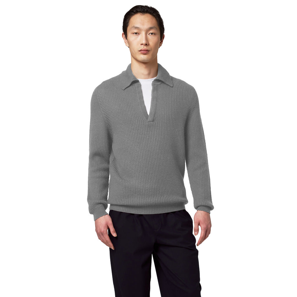 Alpha Studio Merino Polo A V