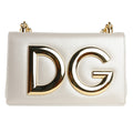 Dolce & Gabbana Calfskin Crossbody Bag Beige