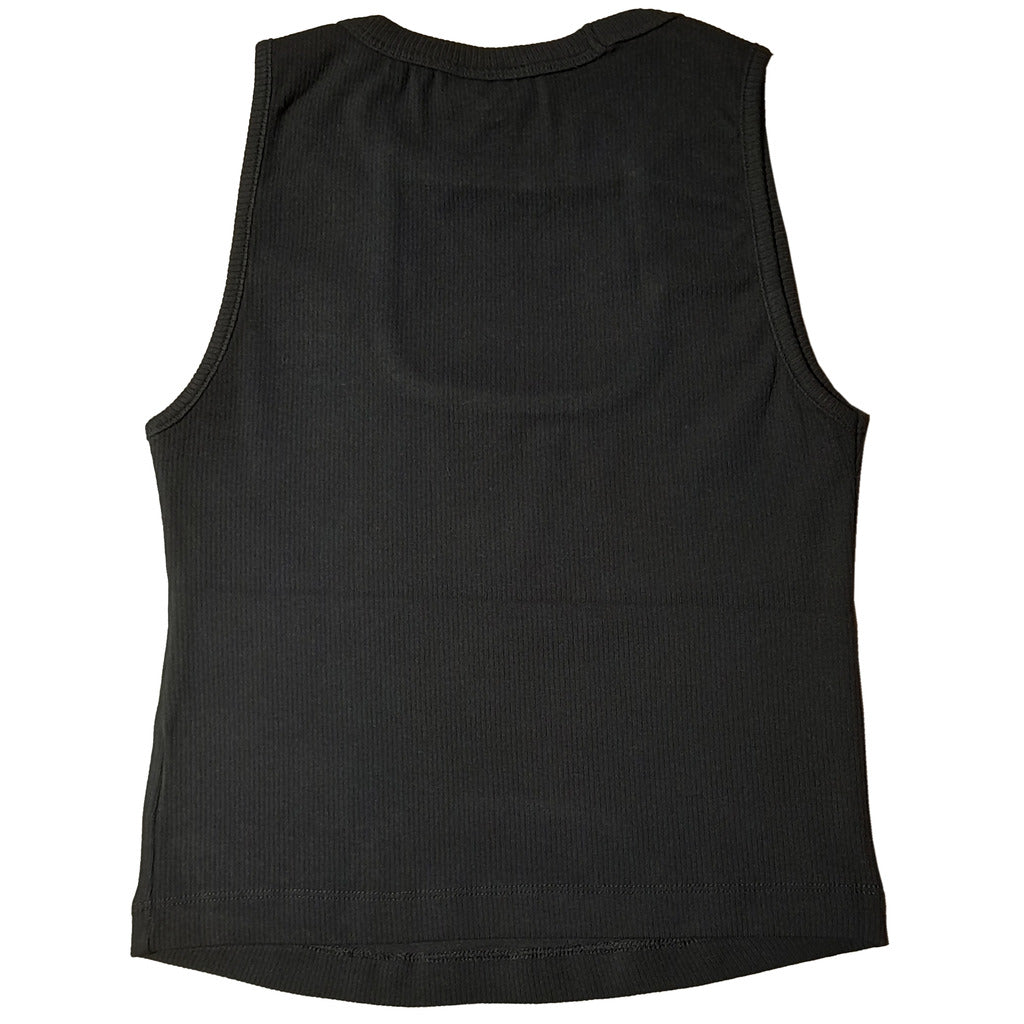 Comme Des Fuckdown Cotton Top In Costina Nero Black — view 2