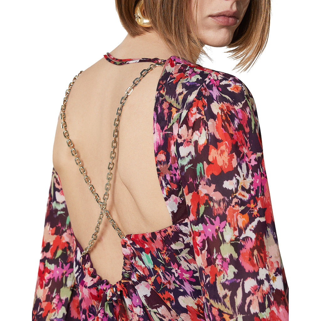 Patrizia Pepe Dress Martian Red Flower Multicolored — view 4