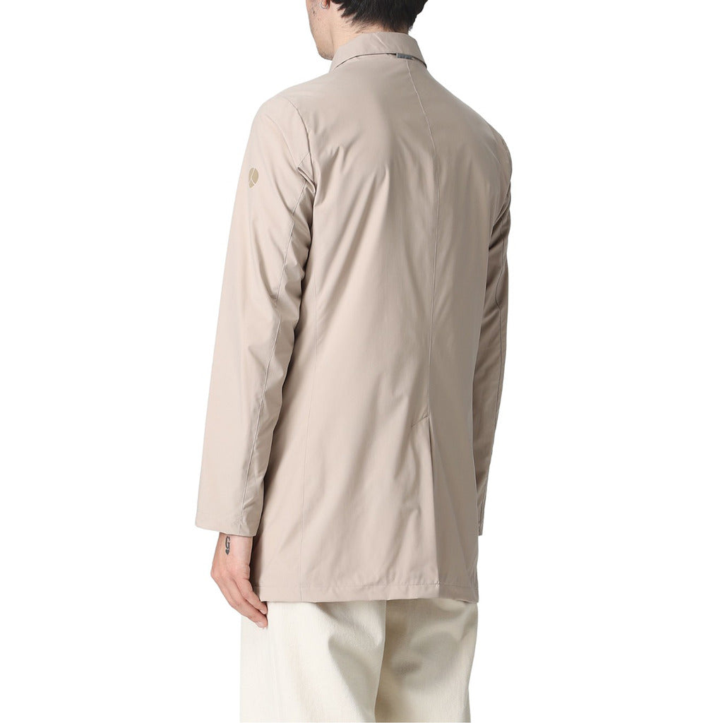 People Of Shibuya leather Coat Sand Beige — view 2