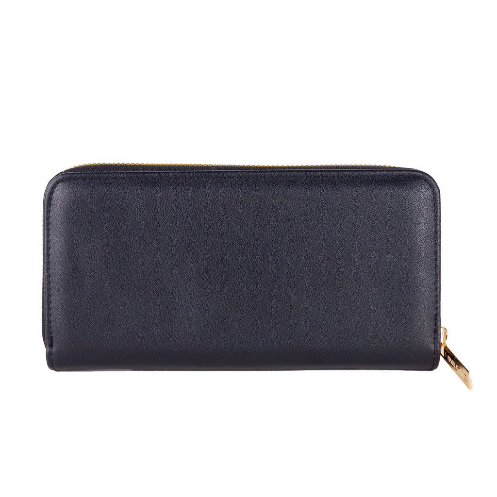 Baldinini Leather Wallet, Zipper Closure, Brand Logo On — view 2