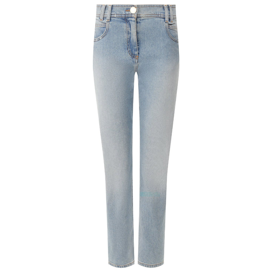 Balmain Cotton Jeans Regular Light Blue