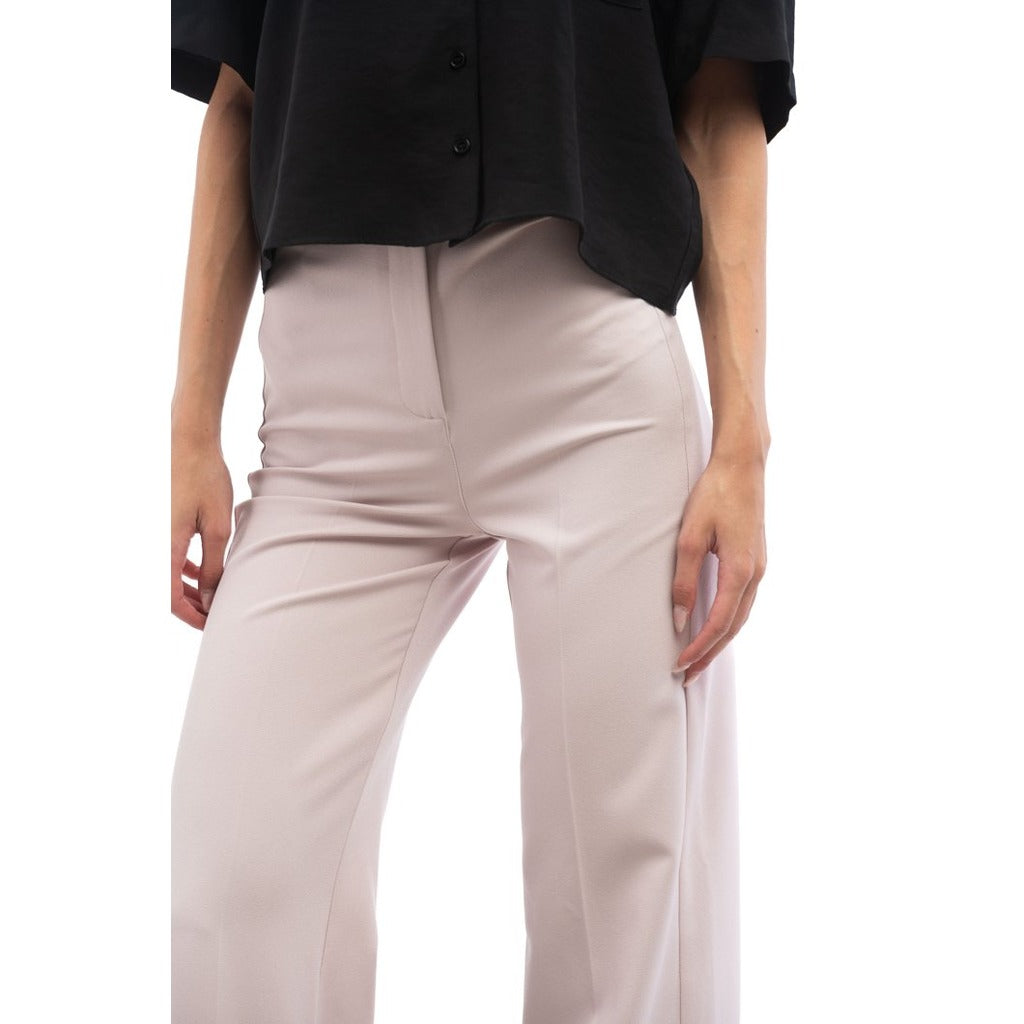 Patrizia Pepe Trousers Lilac Tulle — view 4