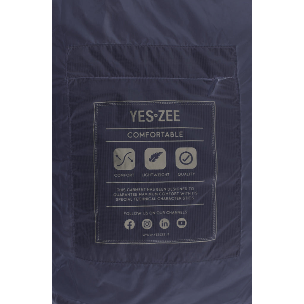 Yes Zee Nylon Vest Down Jacket Blue — view 3