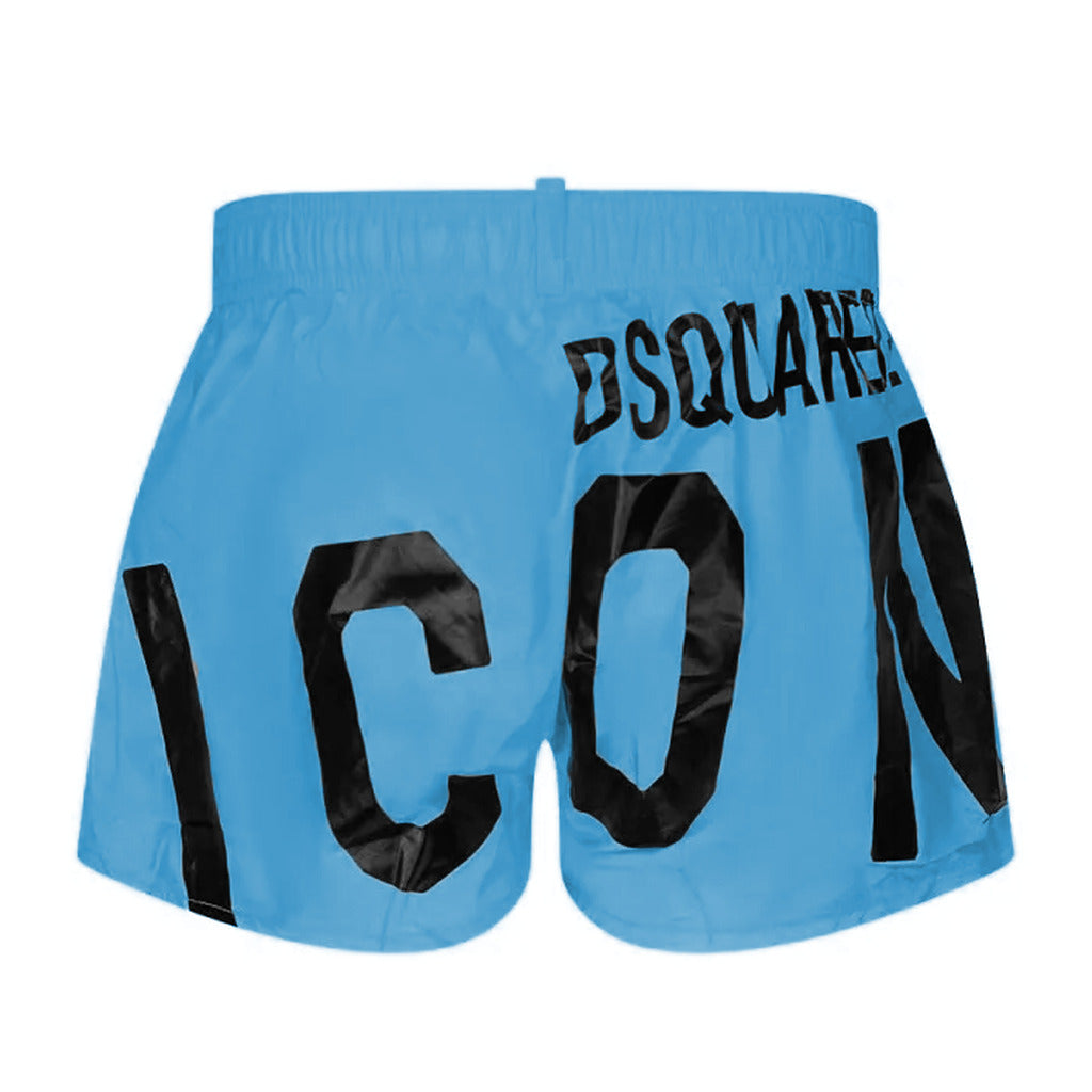 Dsquared2 Nylon Swimwear Underwear Light Blue — view 3