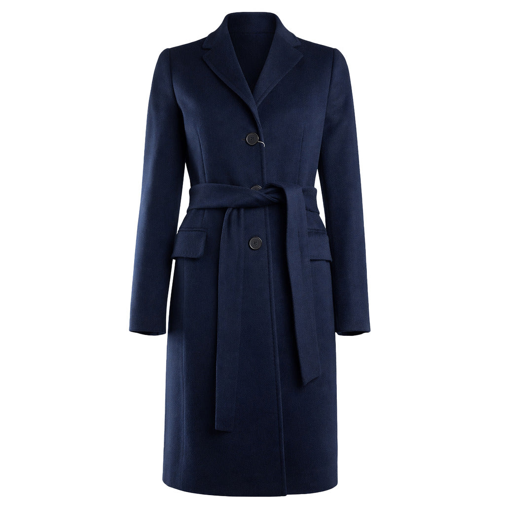 Loro Piana Wool Coat Gold Blue