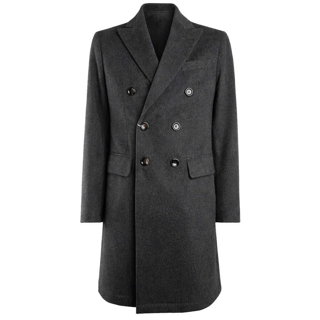 Loro Piana Cashmere Coat Gold Grey — view 2