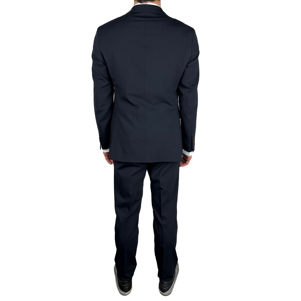 Aquascutum Cotton Suit Navy Blue — view 2