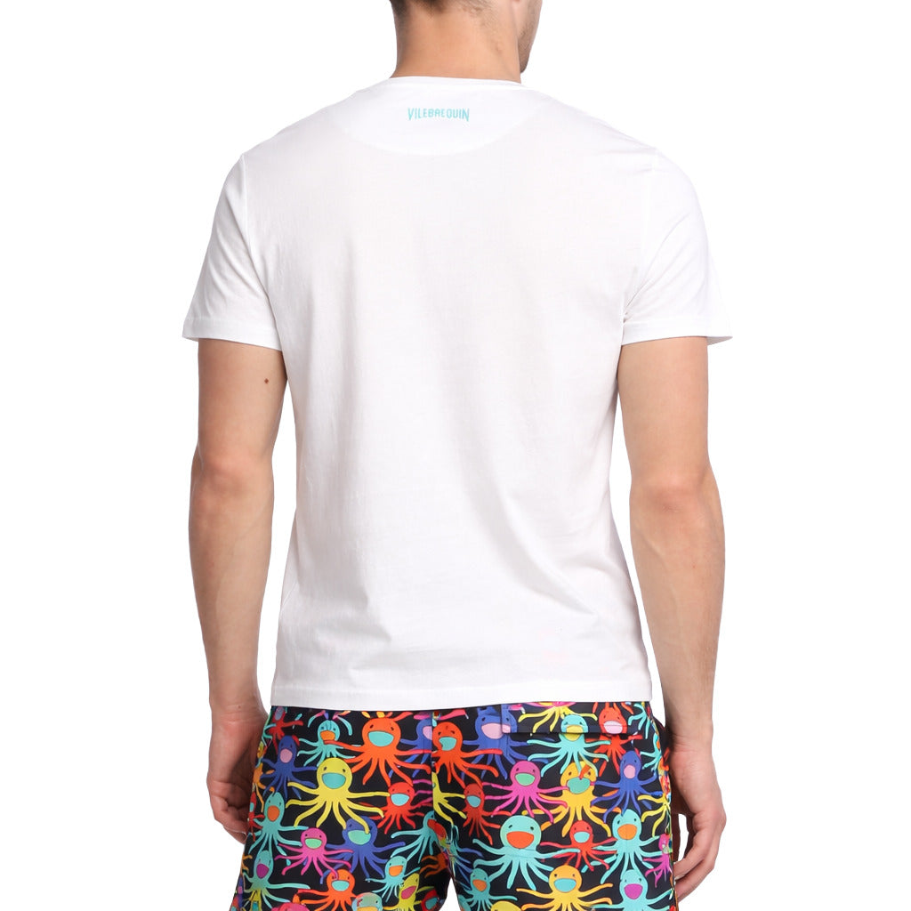Vilebrequin Cotton T-Shirt Tao White — view 2