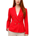 Pinko Linen Jacket Red