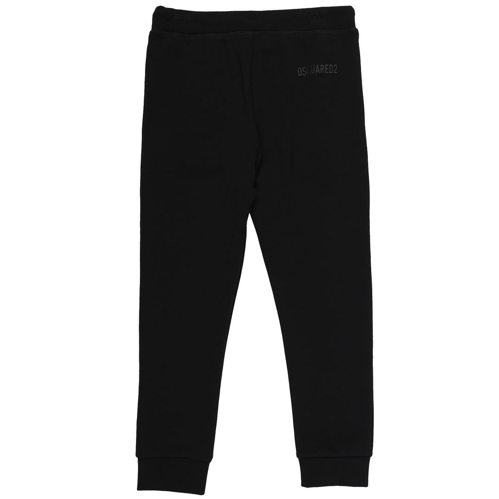 Dsquared2 Cotton Trousers Icon Strass — view 2