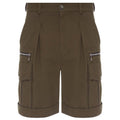 Balmain Cotton Shorts Cargo Verdi Green