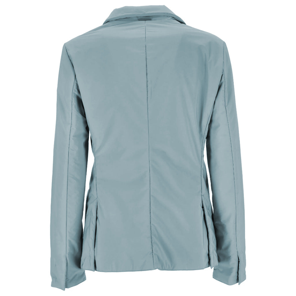 People Of Shibuya leather Nylon Jacket Blue Light Blue — view 3