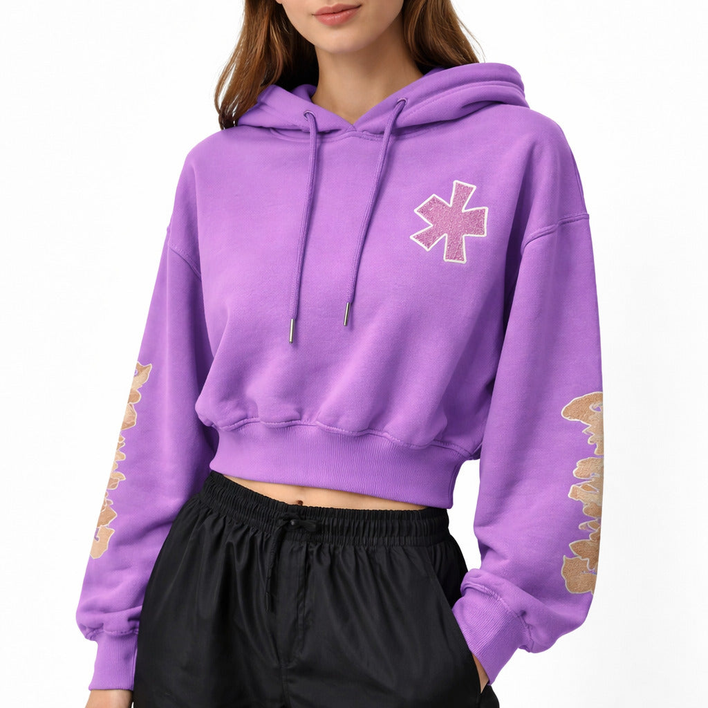 Comme Des Fuckdown Cotton Sweatshirt Short Hooded