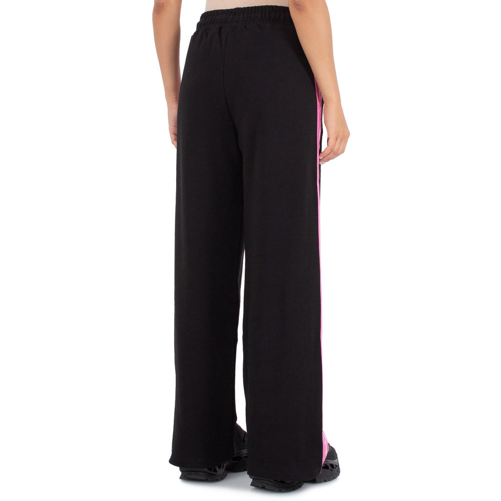 Comme Des Fuckdown Cotton Trousers Palazzo Bandina Fuchsia — view 2
