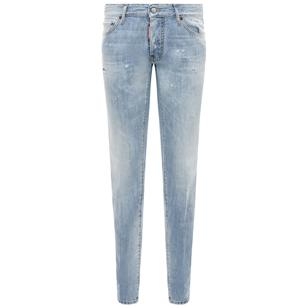 Dsquared2 Cotton Slim Jean Blue