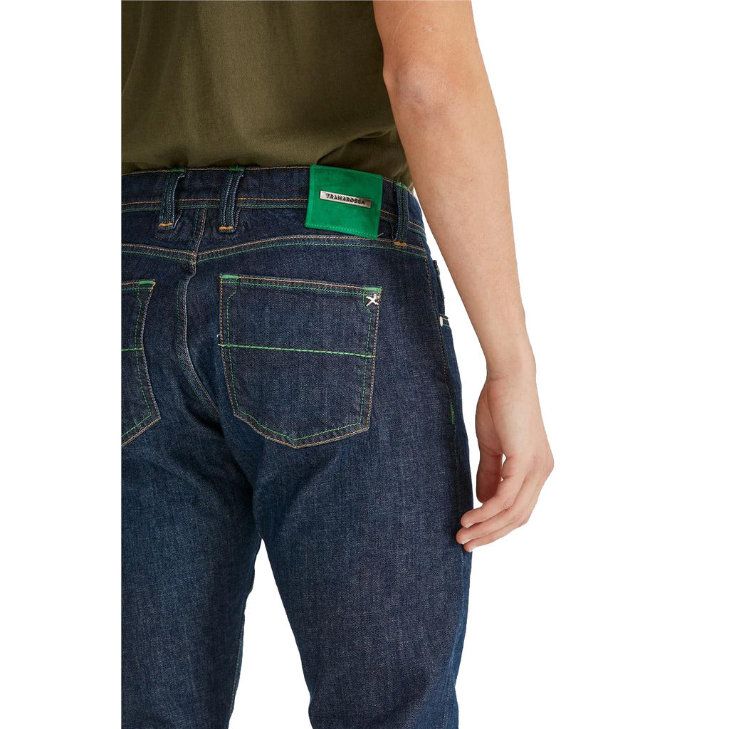 Tramarossa Cotton Leonardo Buttons Green Blue — view 5