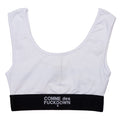 Comme Des Fuckdown Top Bielastico Bianco White