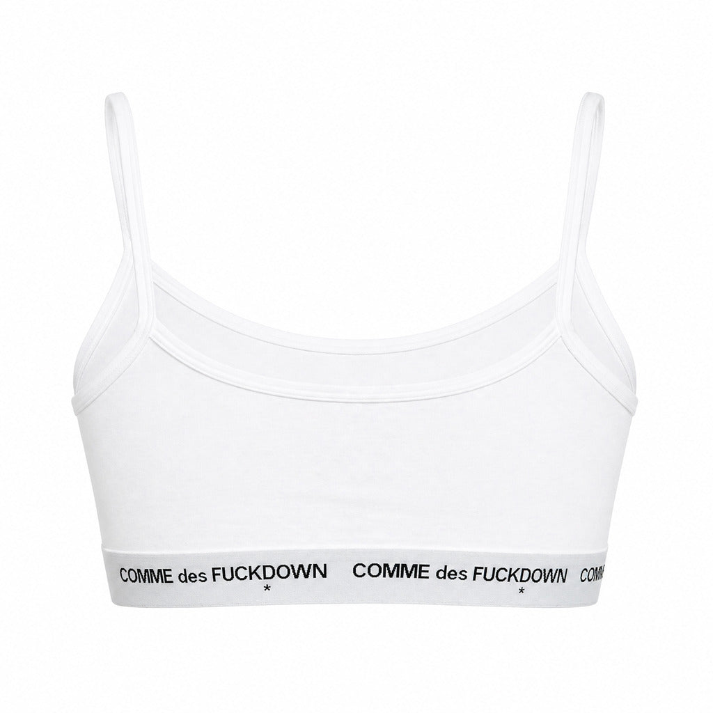 Comme Des Fuckdown Reggiseno Bianco — view 2