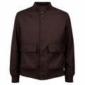 Loro Piana Wool Jacket Dark Brown