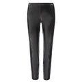 Patrizia Pepe Leather Leggings Black