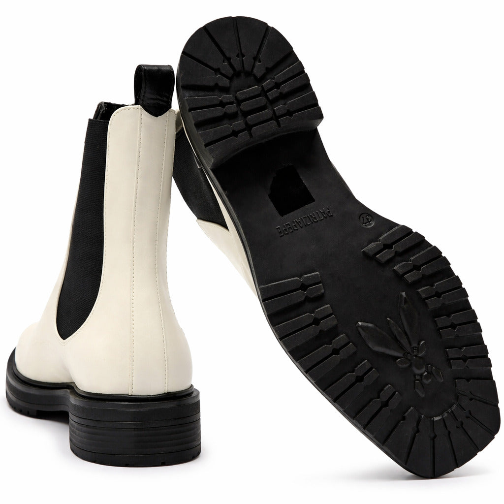 Patrizia Pepe Calfskin Stivaletti Pelle Avorio — view 4