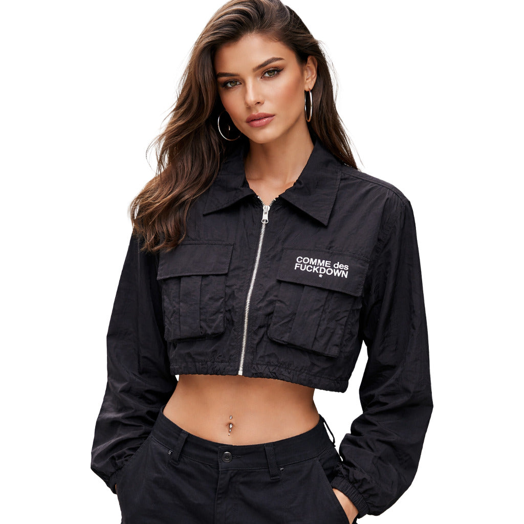 Comme Des Fuckdown Bomber Nero Black — view 2