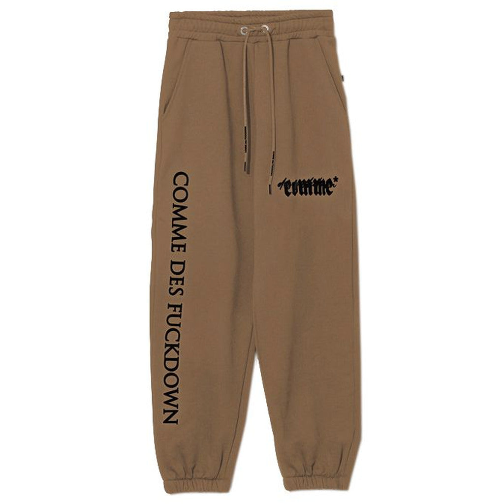 Comme Des Fuckdown Cotton Trousers Sweatshirt Marroni