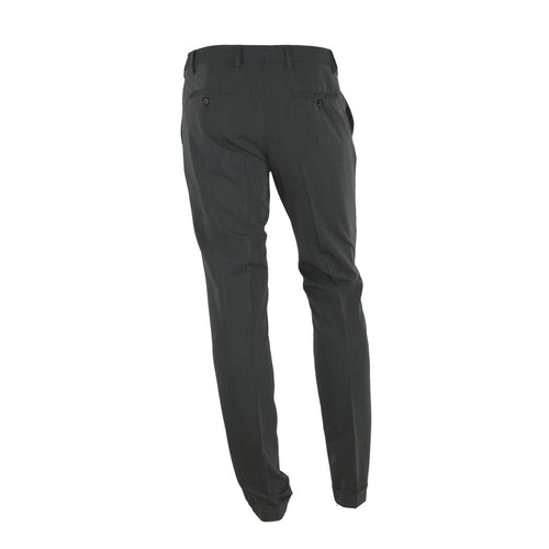 100% Milano Polyester Viscose Trousers Grey — view 2