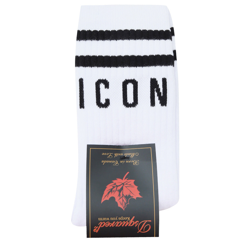 Dsquared2 Cotton Socks White