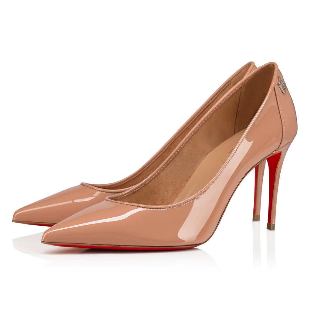 Christian Louboutin Leather Heels Beige — view 2
