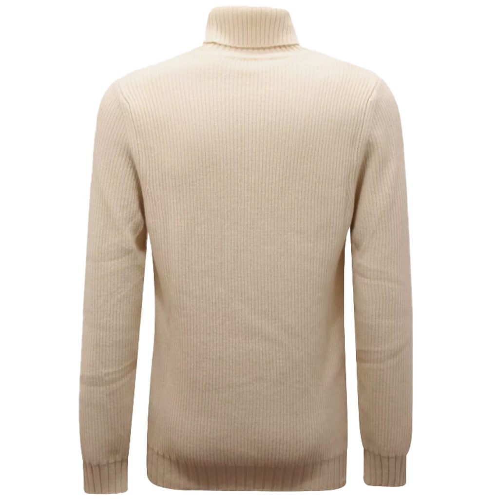Alpha Studio Cashmere Sweater Dolcevita Bianca — view 2