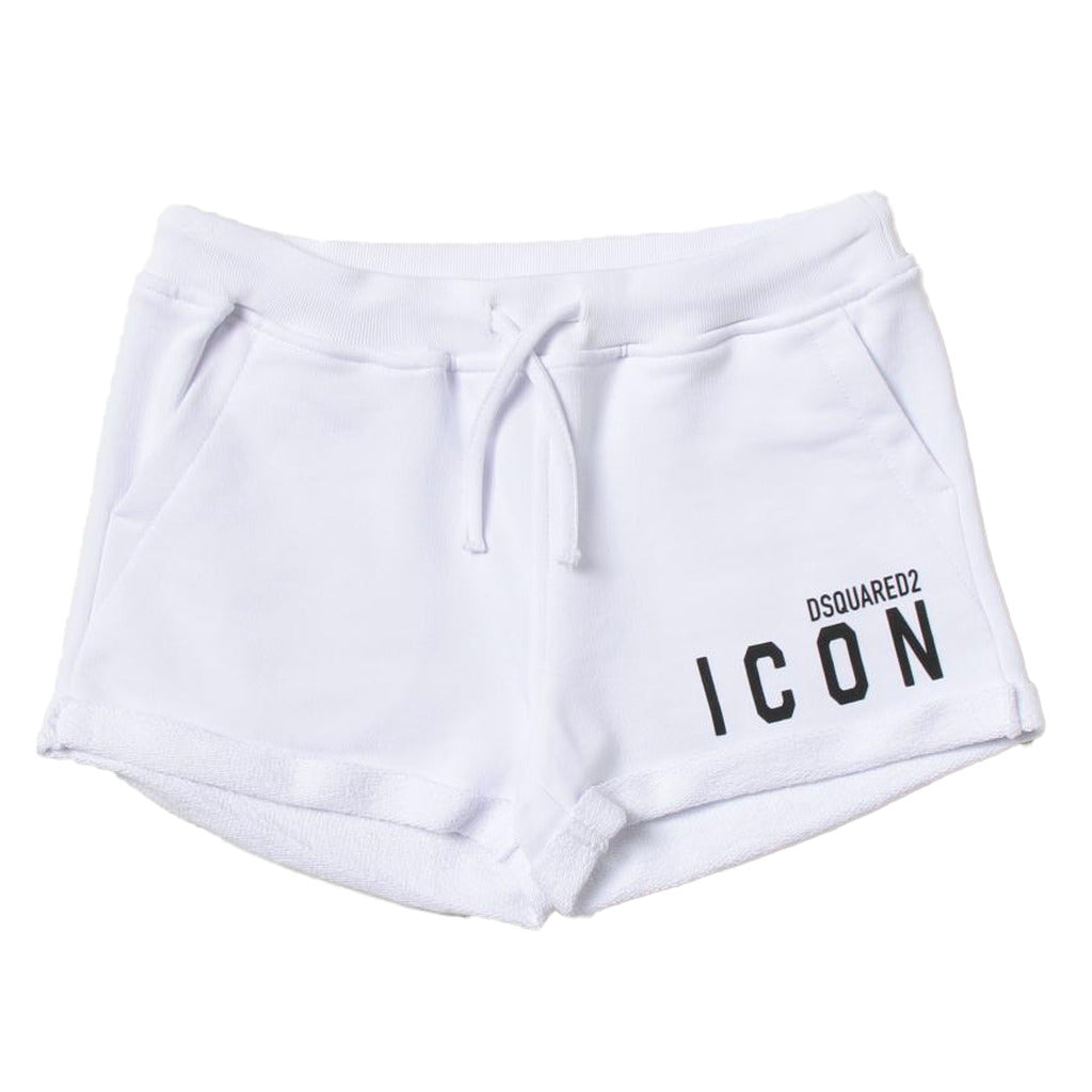 Dsquared2 Cotton Shorts Icon Bianchi