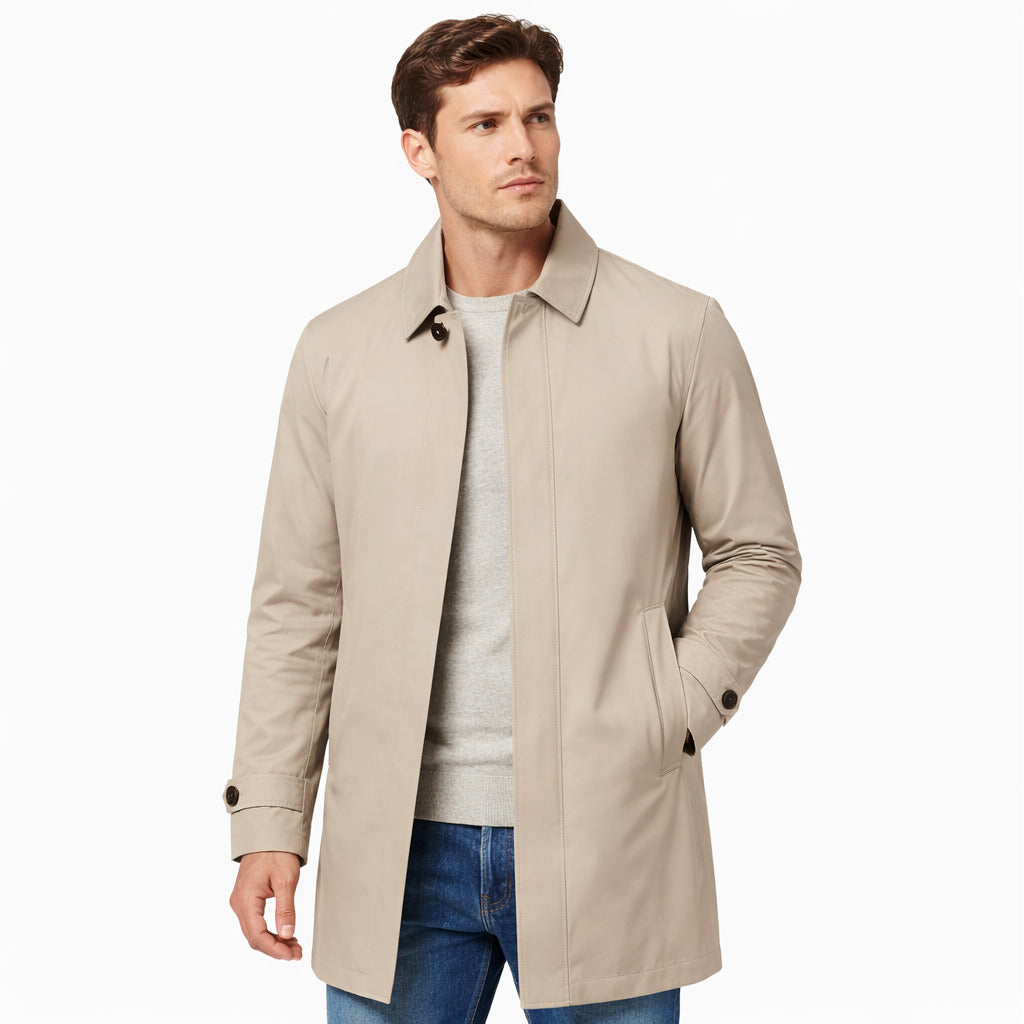 Herno trench coat jacket, white