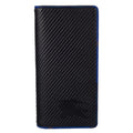 Burberry Calfskin Portacarte Cavendish Black Blue