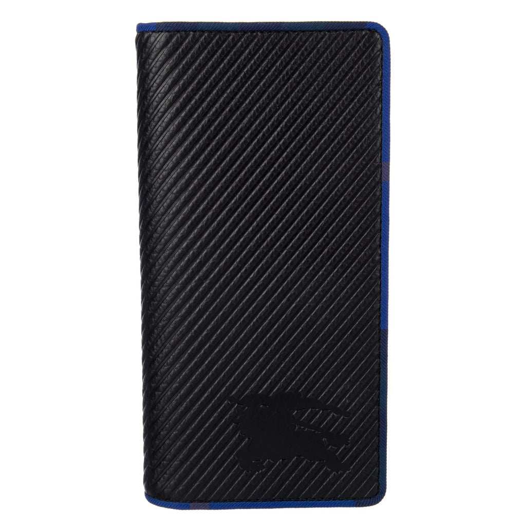 Burberry Calfskin Portacarte Cavendish Black Blue