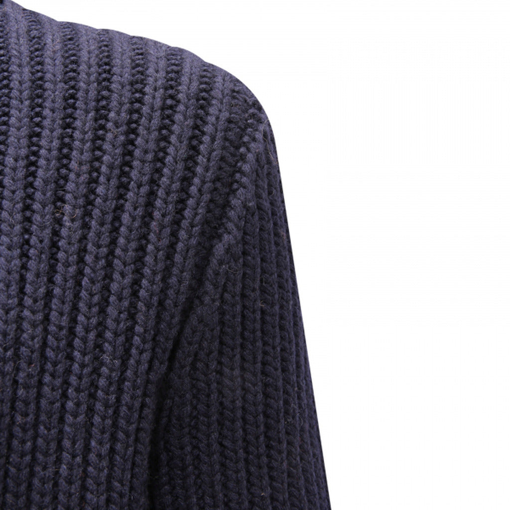 Herno men's knitted jacket, blue