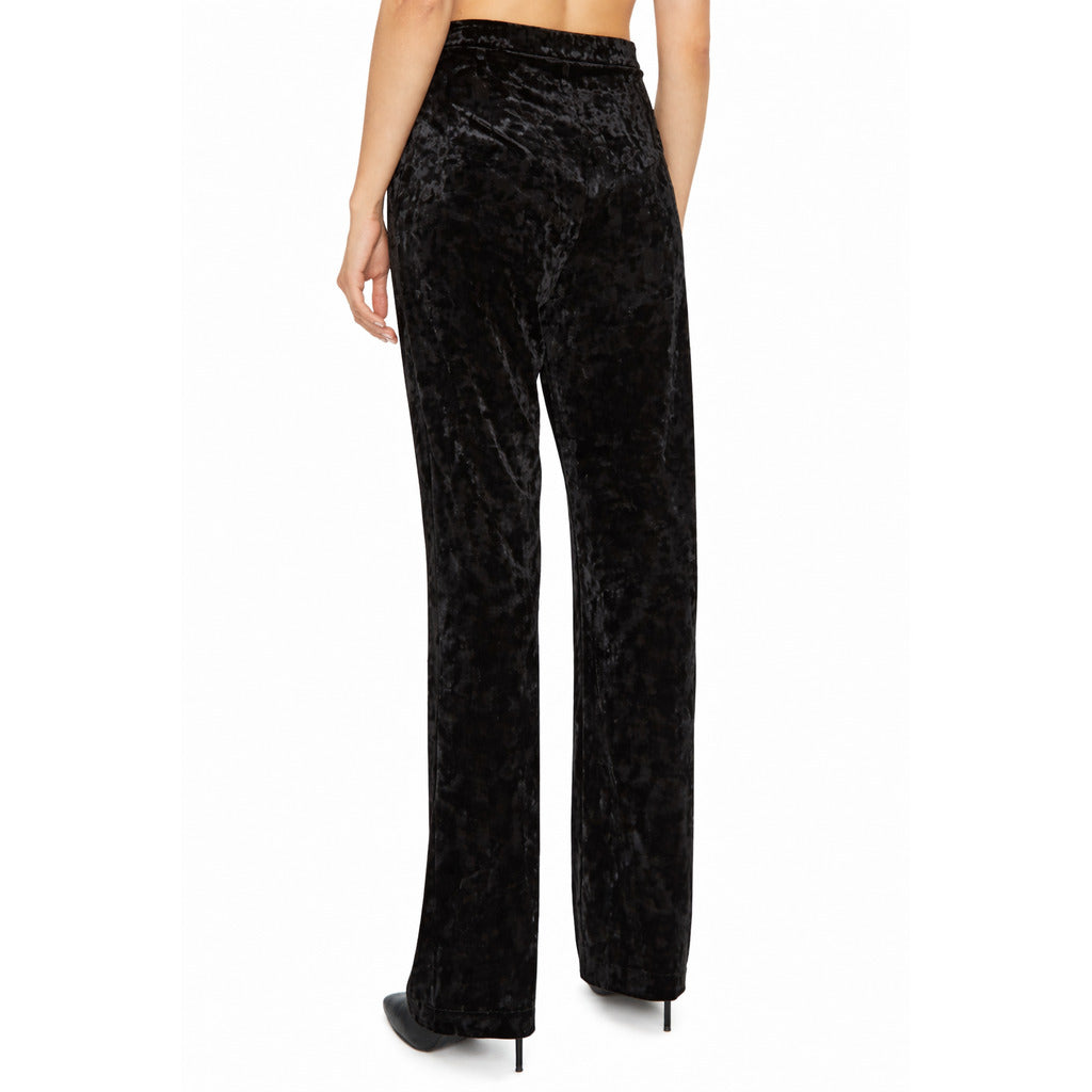 Patrizia Pepe Trousers Velvet Black — view 2