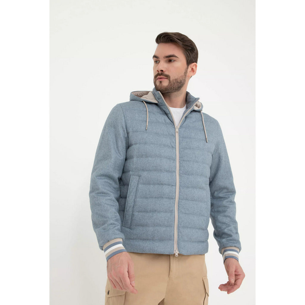 Herno Cashmere Jacket Sky Blue Light Blue — view 3