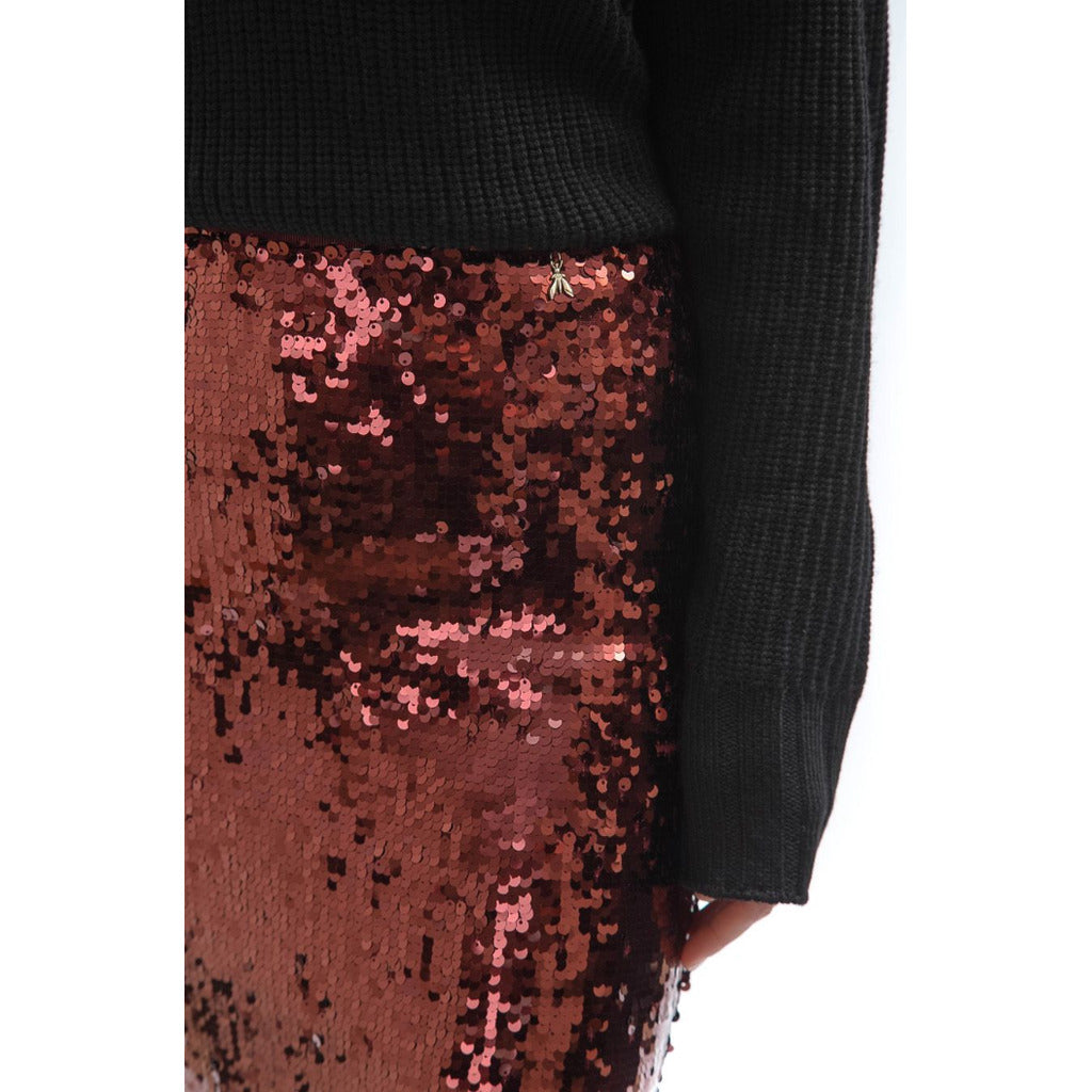 Patrizia Pepe Skirt Burgundy Red — view 5