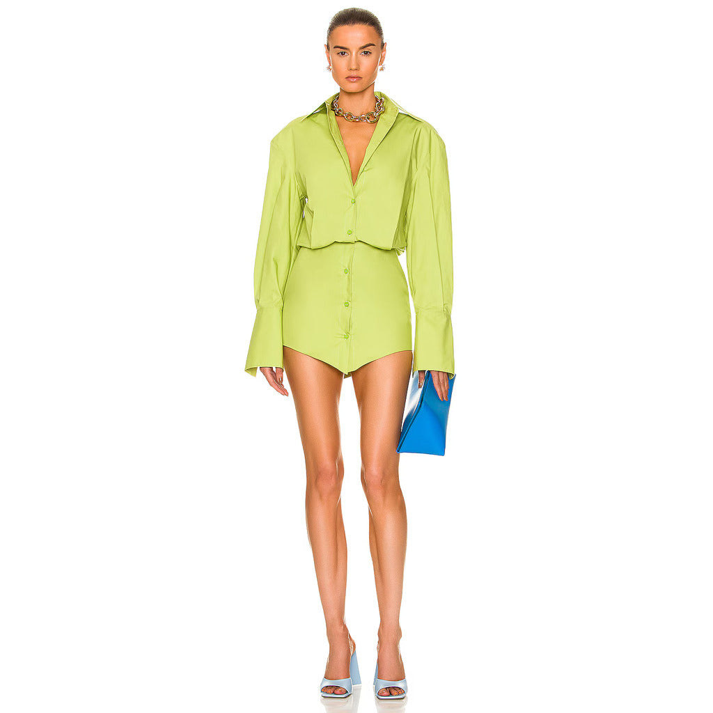 The Attico Dress Green