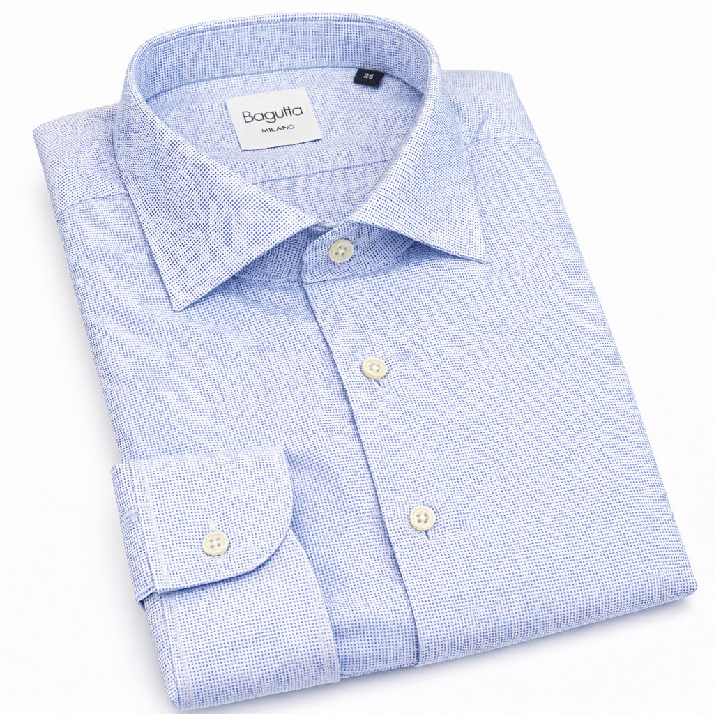 Bagutta Cotton Shirt Uomo Walter402383 — view 4