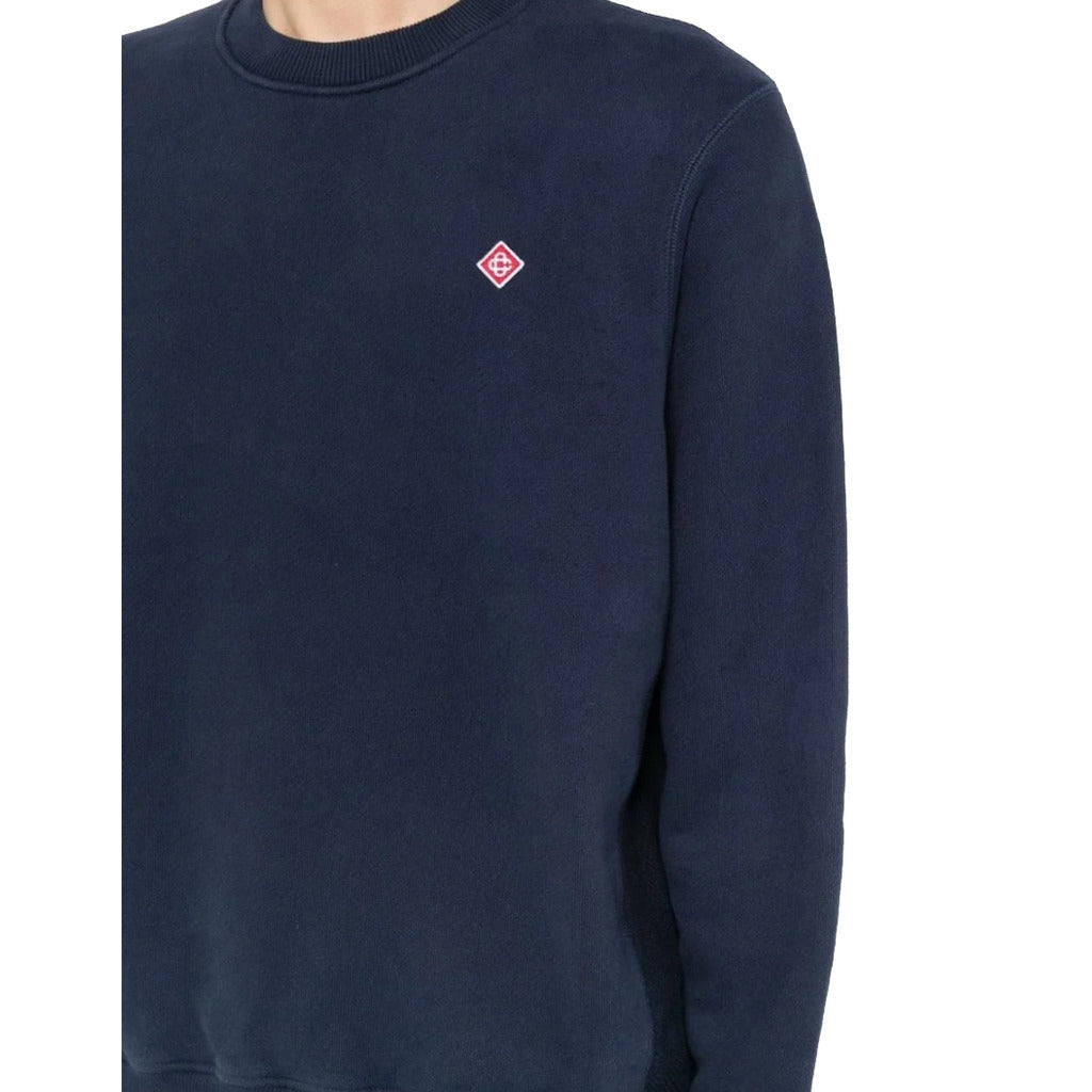 Casablanca lounge crew logo sweatshirt, blue