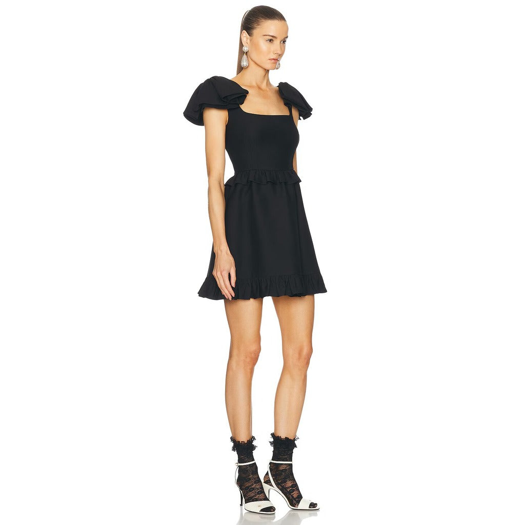 Valentino Garavani Linen Dress Crepe Couture — view 4