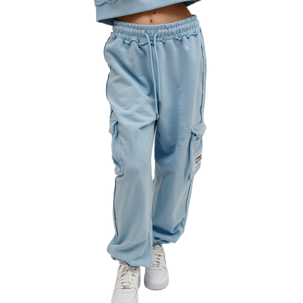 Comme Des Fuckdown Trousers Azzurri — view 2