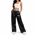 Comme Des Fuckdown Satin Patalone In Raso Black