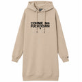 Comme Des Fuckdown Dress Sweatshirt Beige